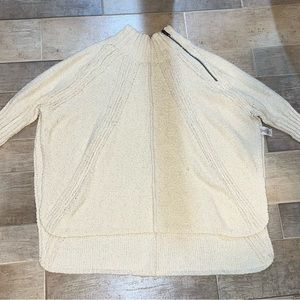 Free People Pull Over Half-Open Knit Sweater